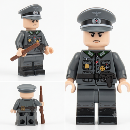 WWII German Officer Commander Collectible Minifigure
