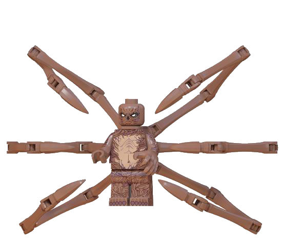 Spider Creature Minifigure on white background