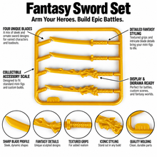 Gold Warrior Katana Sword minifigure accessory