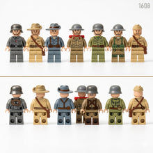 WW2 Multi-Nation Set — 8 Soldiers