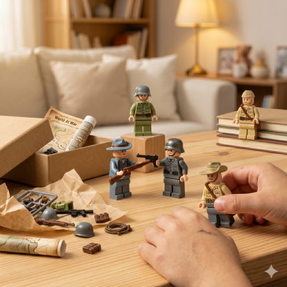 WW2 Multi-Nation Set — 8 Soldiers