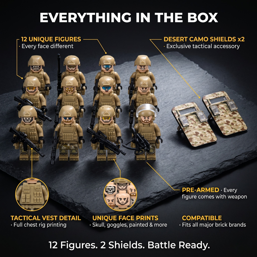 Desert Strike - Desert Special Forces 12-Figure Set