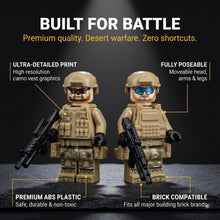 Desert Special Forces Minifigures Set — 12 Soldiers