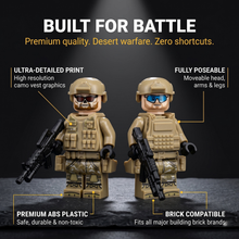 Desert Special Forces Minifigures Set — 12 Soldiers