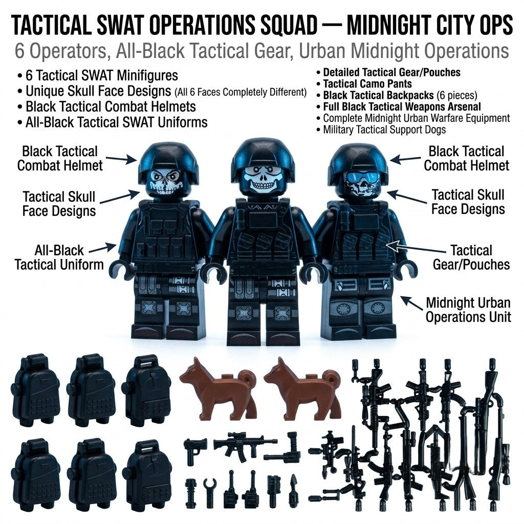 Black Ops Special Forces Collectible Minifigure Collection