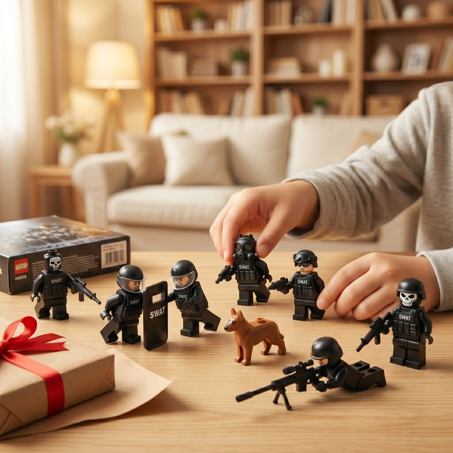 SWAT Police Minifigures Set — 18 Soldiers