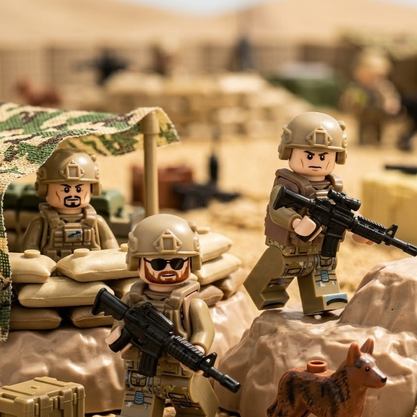 Modern Desert Special Forces Collectible Minifigure Collection
