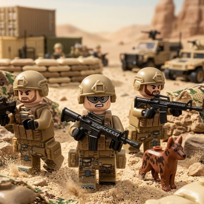 Modern Desert Special Forces Collectible Minifigure Collection