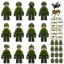 Green Forest Ops Special Forces Collectible Minifigure Collection
