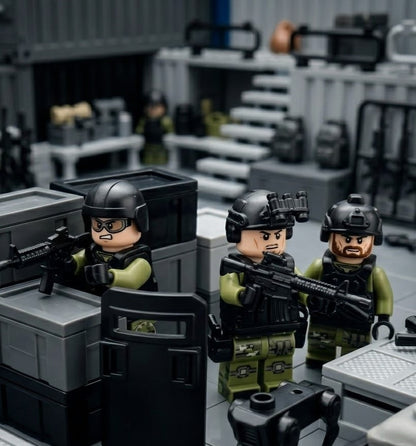 Green & Black Tactical Special Forces Collectible Minifigure Collection