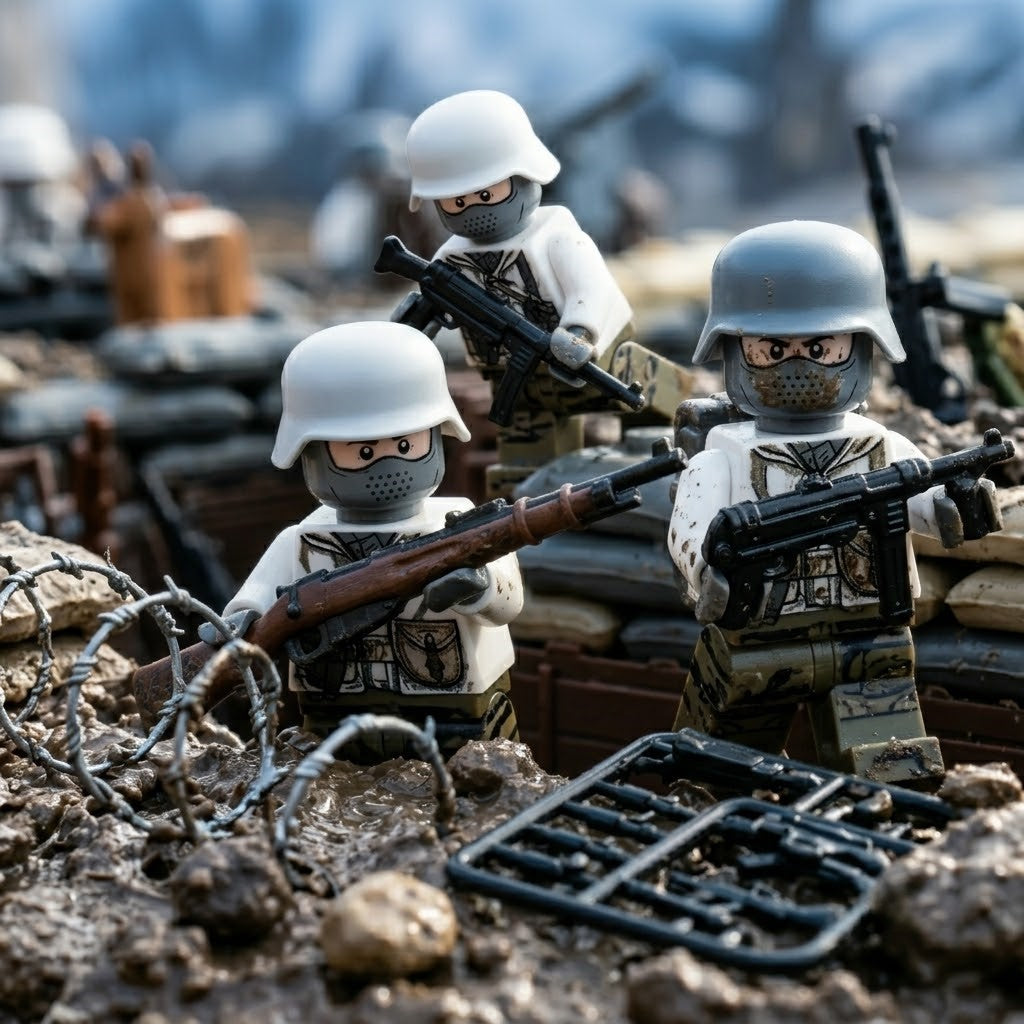 WWII Elite Infantry Collectible Minifigure Collection