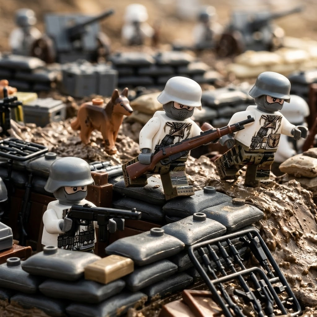 WWII Elite Infantry Collectible Minifigure Collection