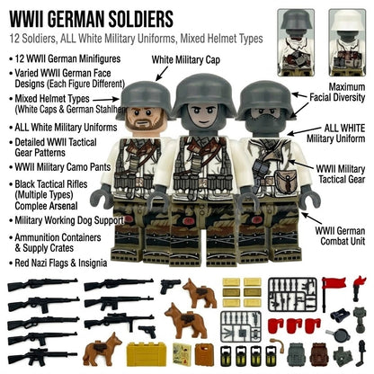 WWII Elite Infantry Collectible Minifigure Collection