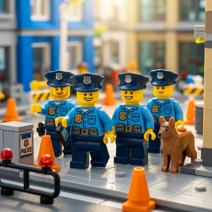 City Police Officer Collectible Minifigure Collection