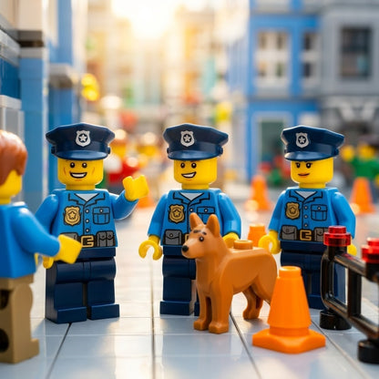 City Police Officer Collectible Minifigure Collection