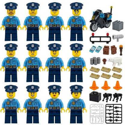 City Police Officer Collectible Minifigure Collection
