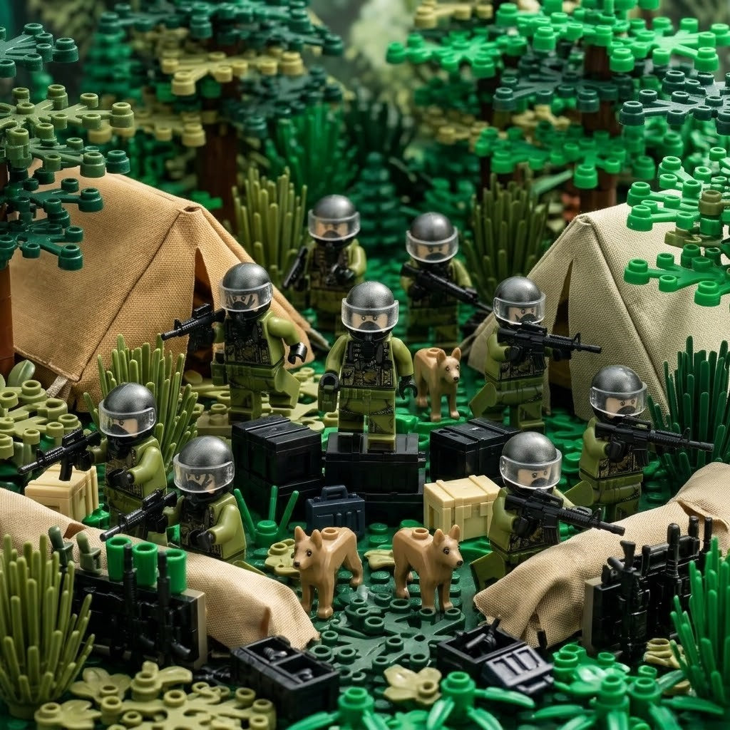 Green Tactical Flight Ops Collectible Minifigure Collection