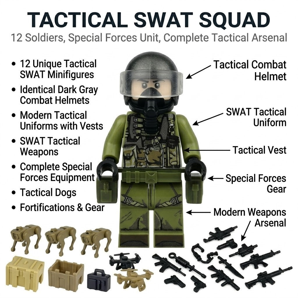Green Tactical Flight Ops Collectible Minifigure Collection