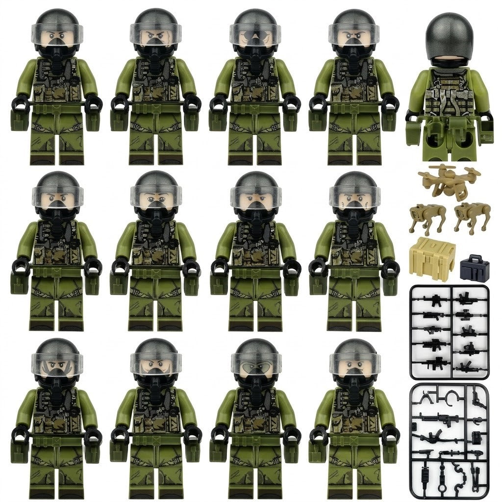 Green Tactical Flight Ops Collectible Minifigure Collection