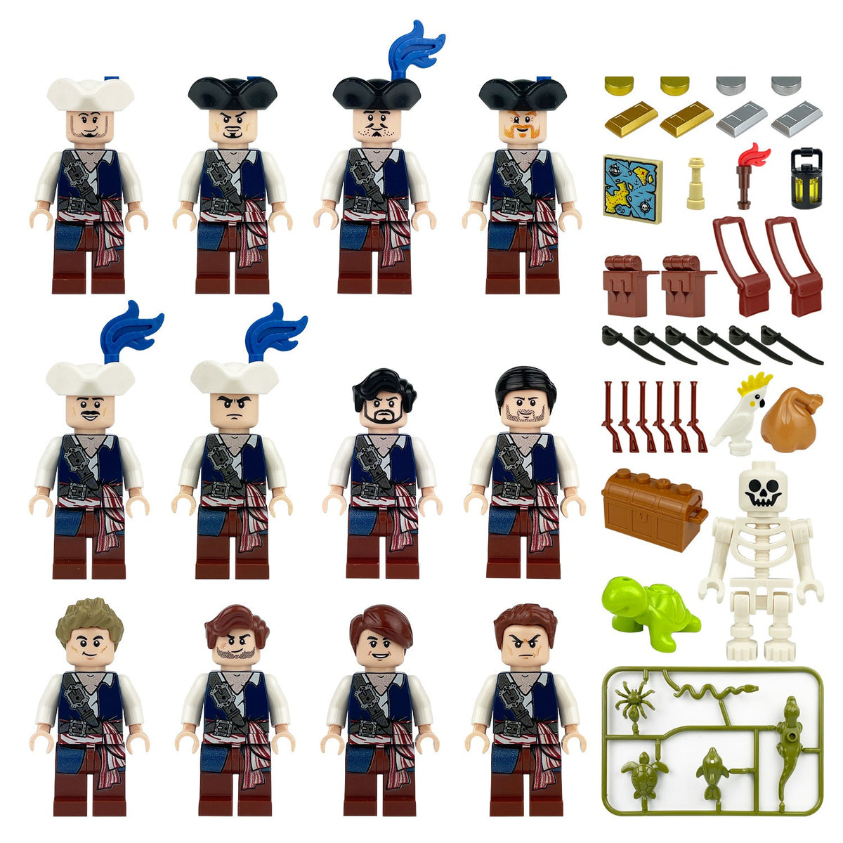 Pirate Crew 12 Figure Set