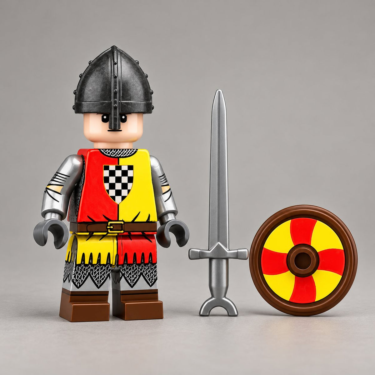 Red and Yellow Eagle Knight Minifigure product image