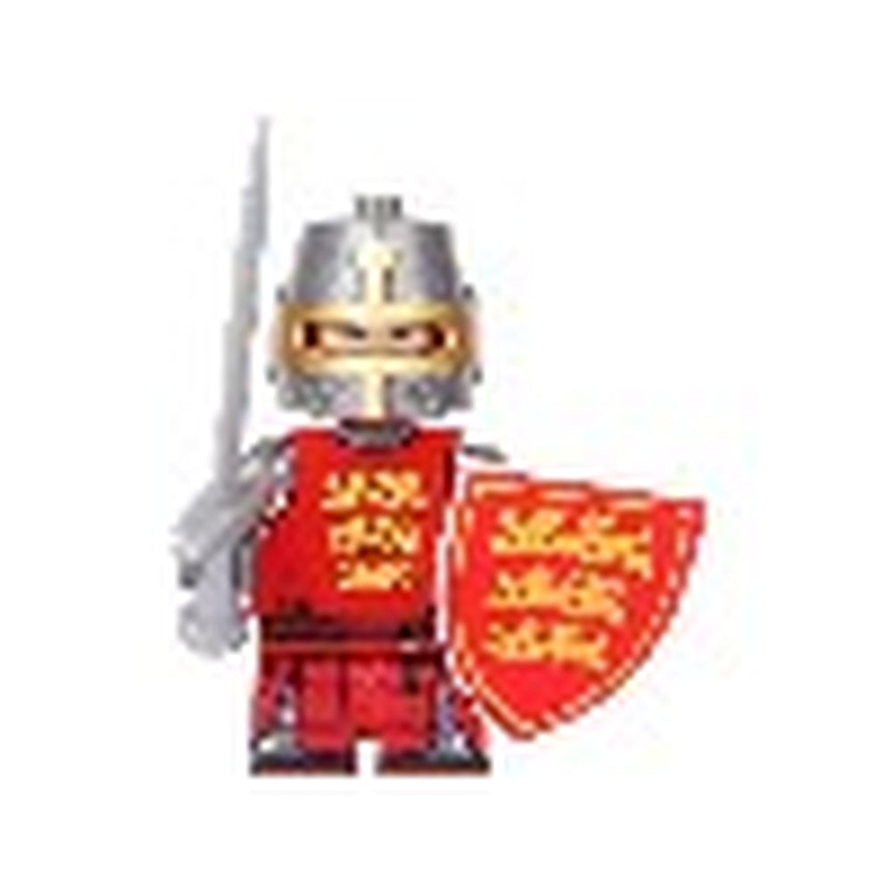 Red Gold Shield Knight minifigure