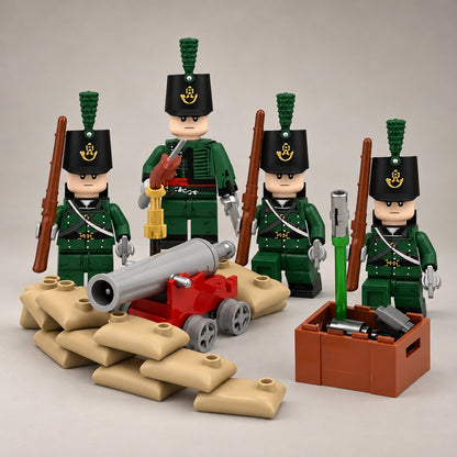 Green Napoleonic Artillery Squad product image