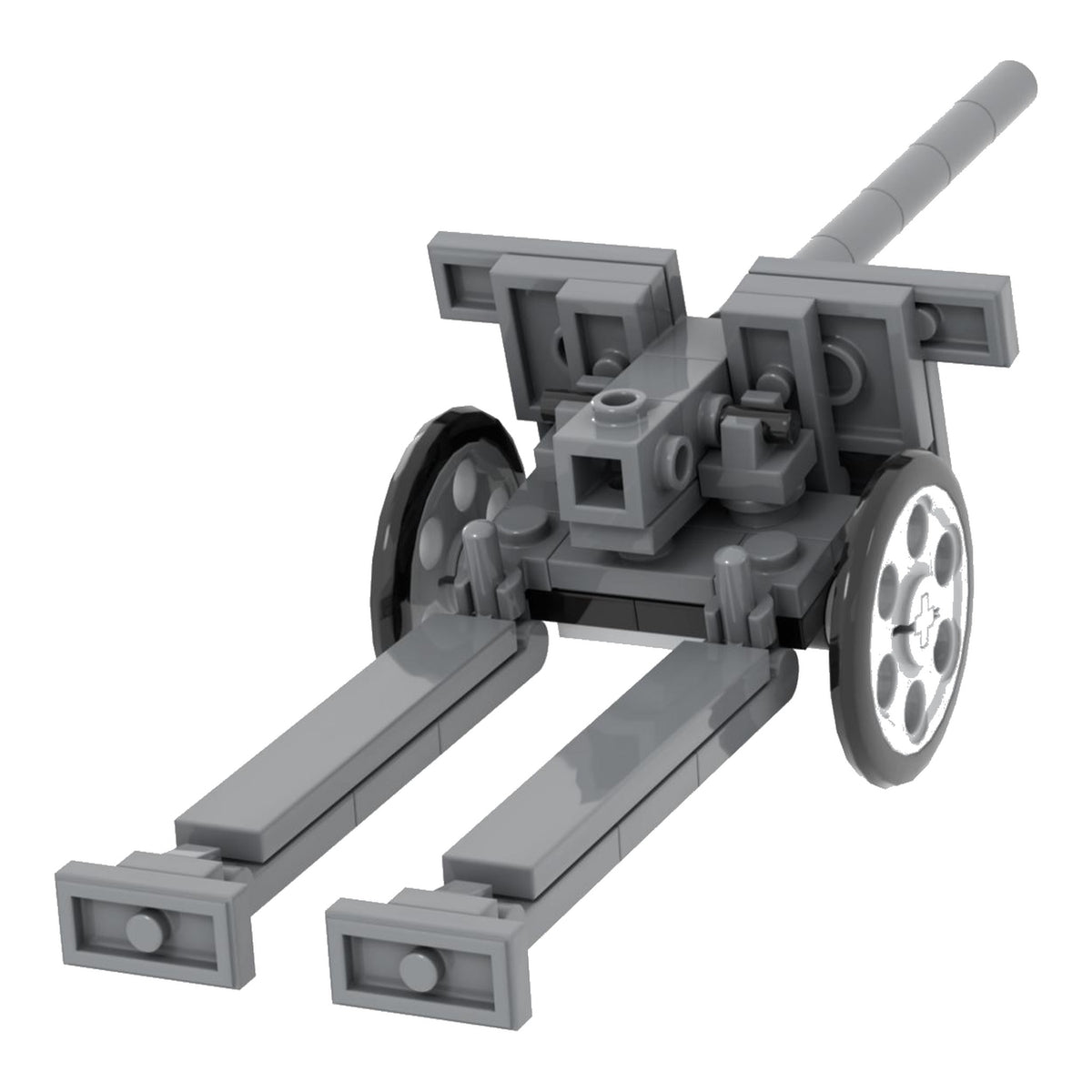 Field Howitzer, Split Trail brick build kit