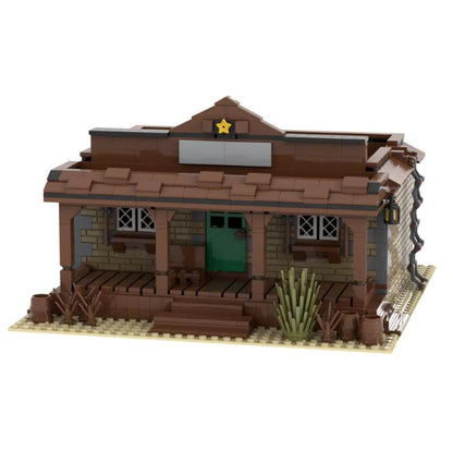 Western Sheriff's Office with Porch