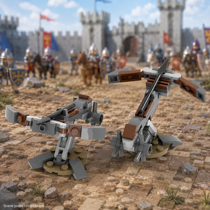 Orc Spear Launcher Pair in a battle scene; scene props not included
