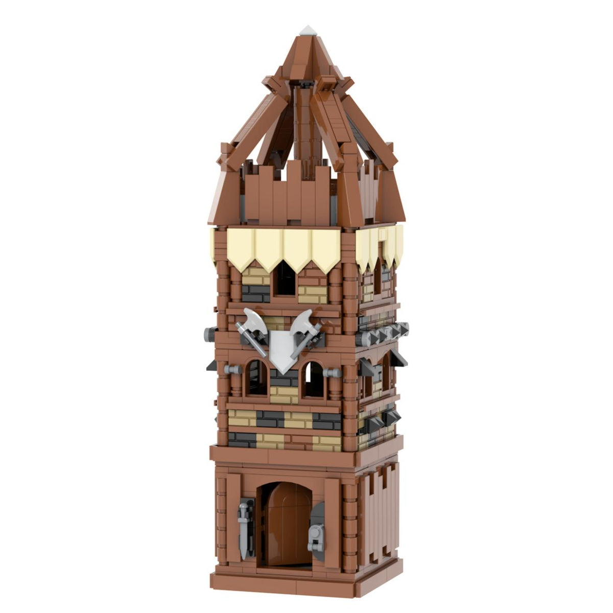 Timber Guard Tower with Crossed Axes product image