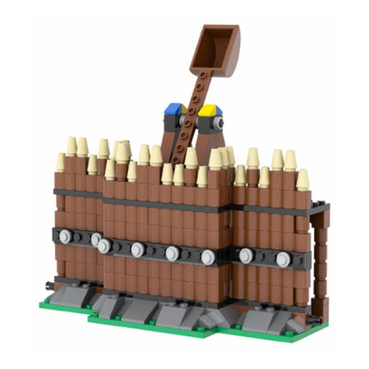 Timber Palisade Wall, Straight Section product image
