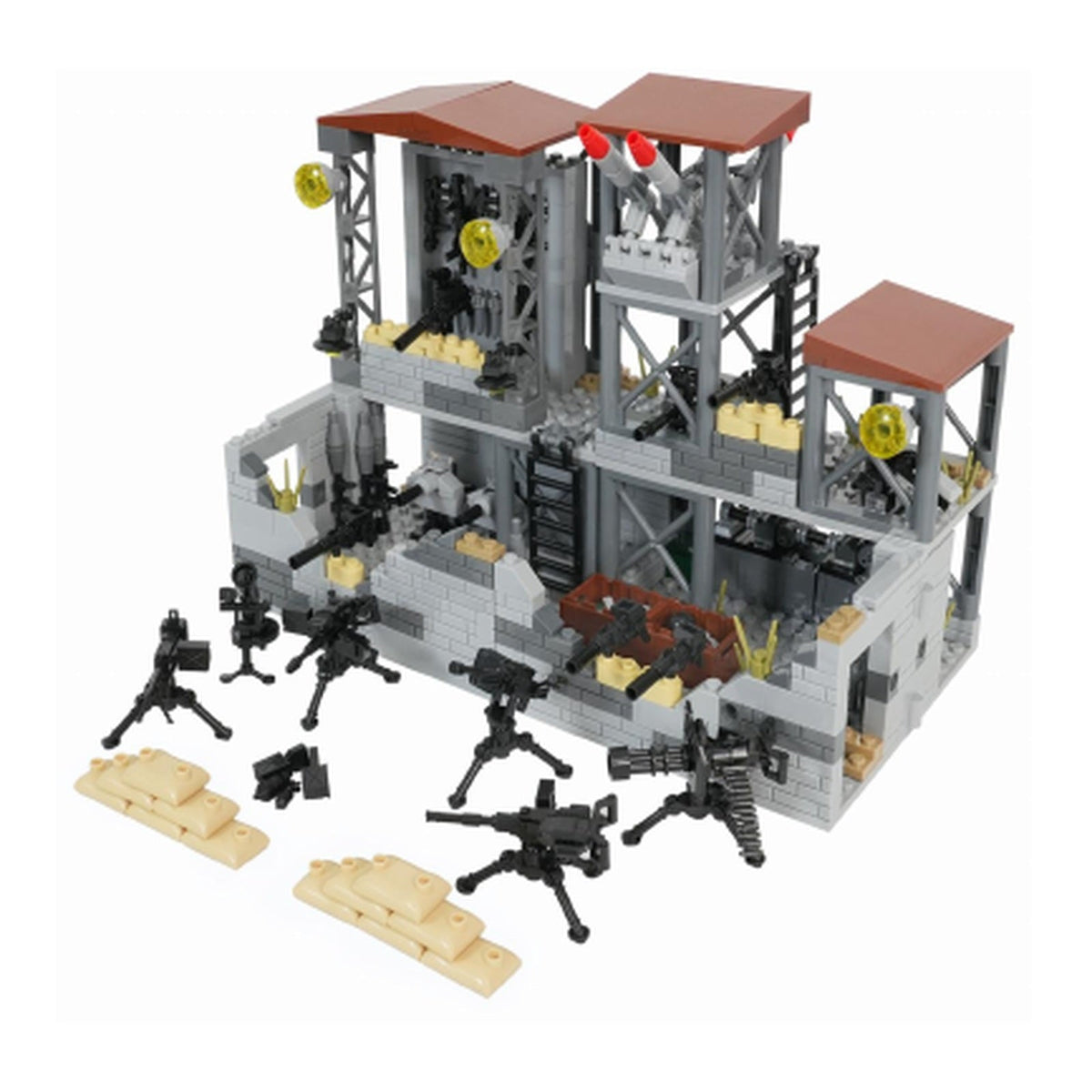 Ruined Two-Story Weapons Post with Machine Guns product image