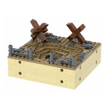 Shell Crater Tile with Two Tank Barricades product image