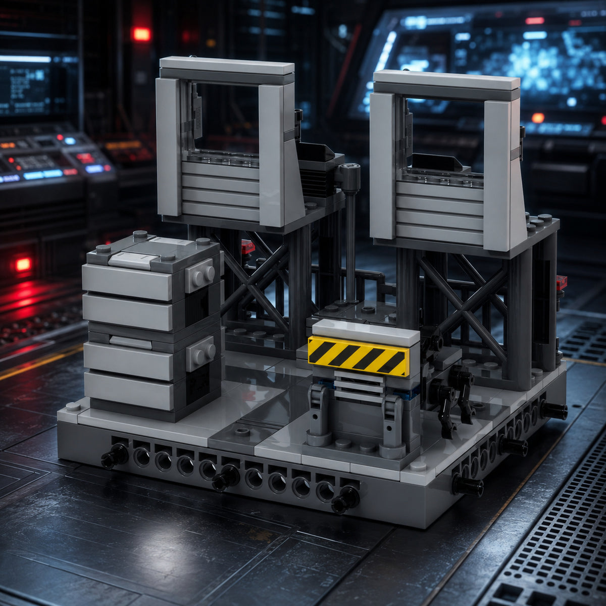 Command Post Towers in an operational command center scene