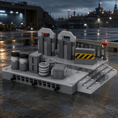 Supply Depot Platform in an industrial depot scene