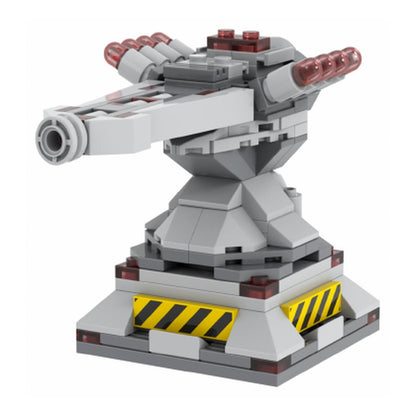 Sci-Fi Twin Energy Cannon Turret product image
