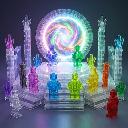 Transparent Random Color Minifigure