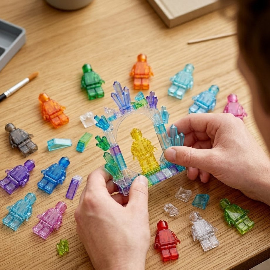 Transparent Random Color Minifigure