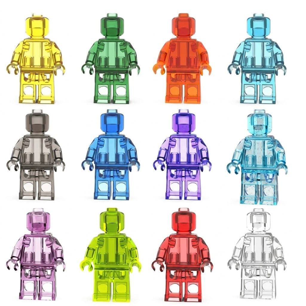 Transparent Random Color Minifigure