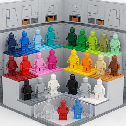 Blank Solid Color Minifigure