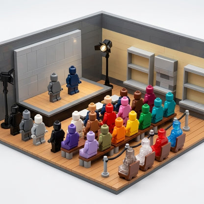 Blank Solid Color Minifigure