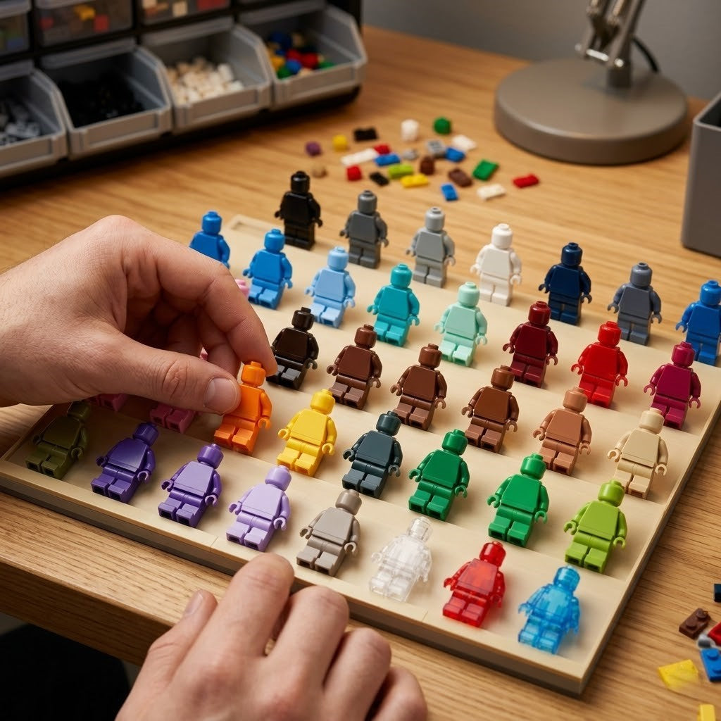 Blank Solid Color Minifigure