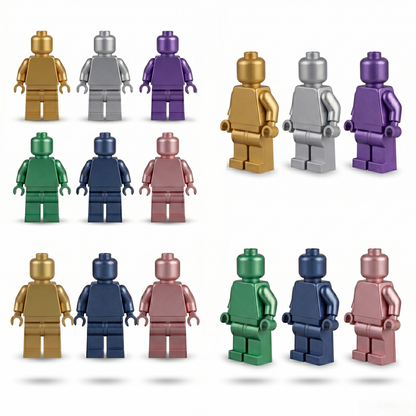 Monochrome Metallic Minifigure
