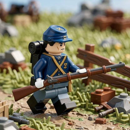 Blue Union Soldier Collectible Minifigure