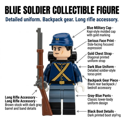 Blue Union Soldier Collectible Minifigure