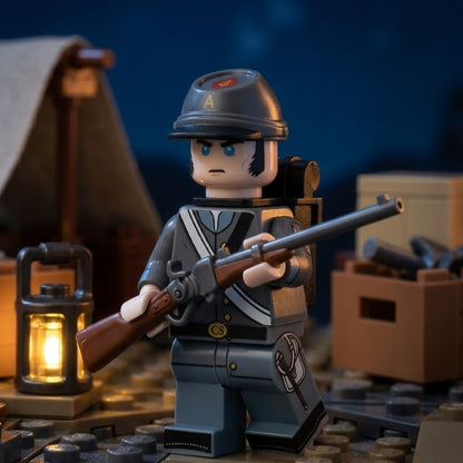 Lone Star Guards — 4th Texas Infantry Civil War Historical Minifigure