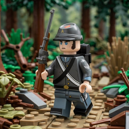 Lone Star Guards — 4th Texas Infantry Civil War Historical Minifigure