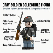 Lone Star Guards — 4th Texas Infantry Civil War Historical Minifigure