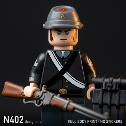 Lone Star Guards — 4th Texas Infantry Civil War Historical Minifigure